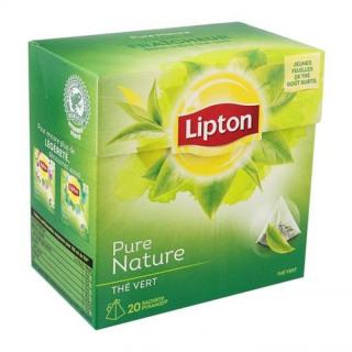 image de Lipton Thé Vert Nature 20Sachets De 30G