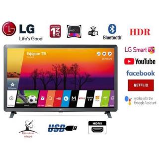 photo de téléviseur Smart LED TV 32pouces Recepteur integré -USB-HDMI-HDR-Bluetooth