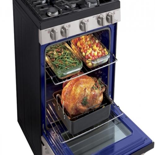 photo de Cuisinière SMART TECHNOLOGIE- Gaz 4 Feux Avec Four - 50 X 50Cm-Inox