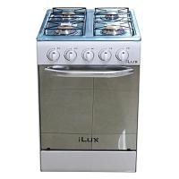 photo de iLUX Cuisinière 4 Feux LX-40W - Bruleur à Gaz - Blanc - Garantie 6 Mois